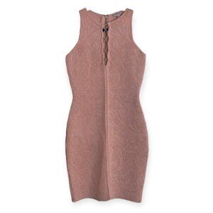 GUESS Pink Salmon Bandage Sleeveless Mini dress size Medium